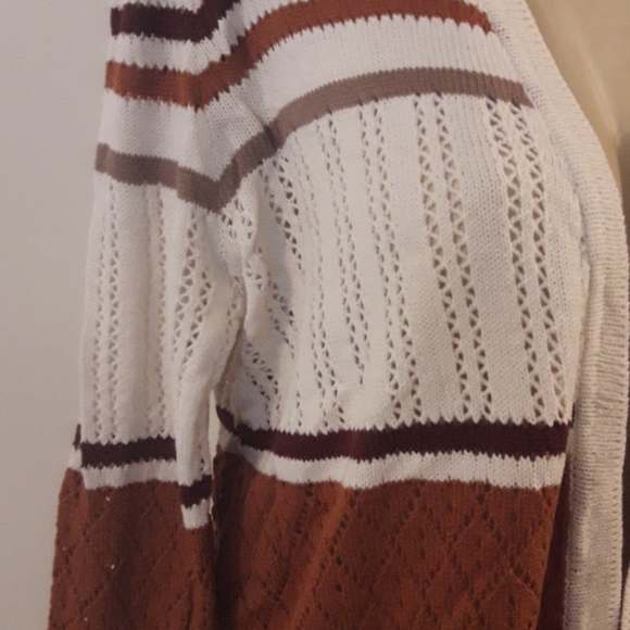 Long Knit Cardigan Multicolored - Picture 4 of 7